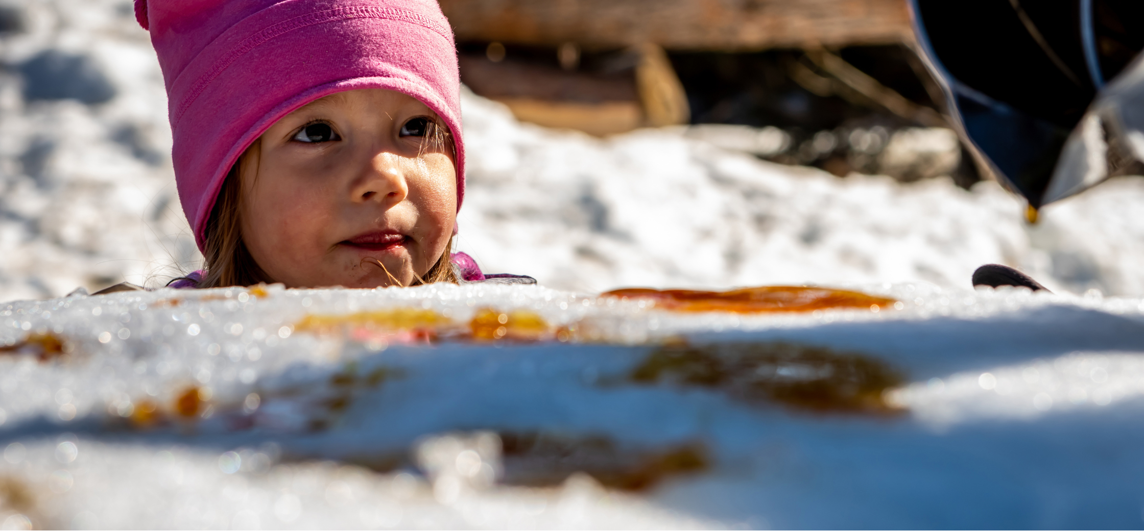 Offrez la tire d'érable à vos convives
